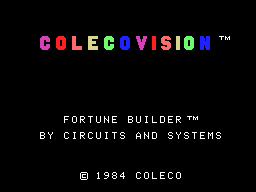 Fortune Builder screenshot 7 for Colecovision